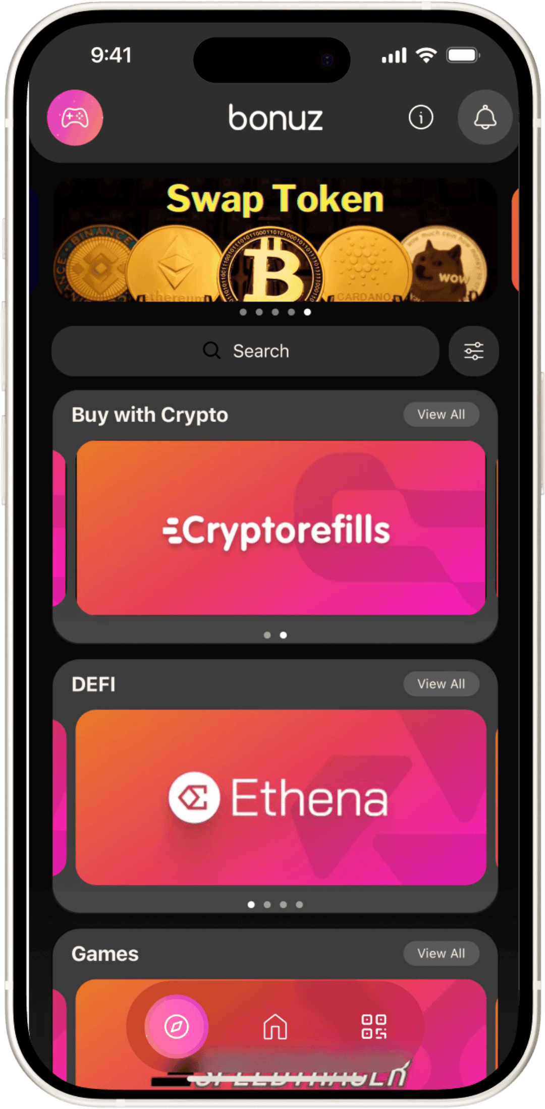 bonuz crypto wallet for beginners - easy setup, no seed phrases, available in 24 languages